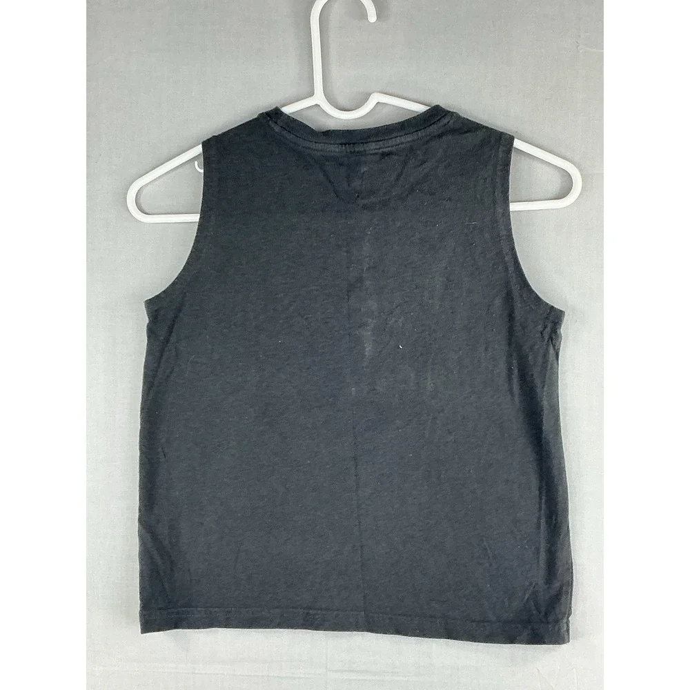 Old Navy MTV Graphic Sleeveless Tank Top Girls M Black Music Television